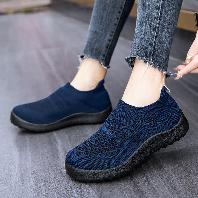 Breathable Lightweight Soft Sole Mesh Sports Casual Shoes