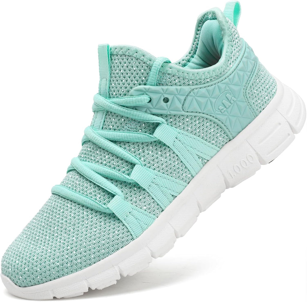 Womens Fashion Walking Running Shoes Ultra Lightweight Breathable Mesh Tennis Shoes Non Slip Athletic Workout Gym Sneakers