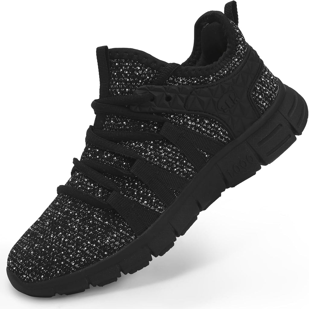Womens Fashion Walking Running Shoes Ultra Lightweight Breathable Mesh Tennis Shoes Non Slip Athletic Workout Gym Sneakers